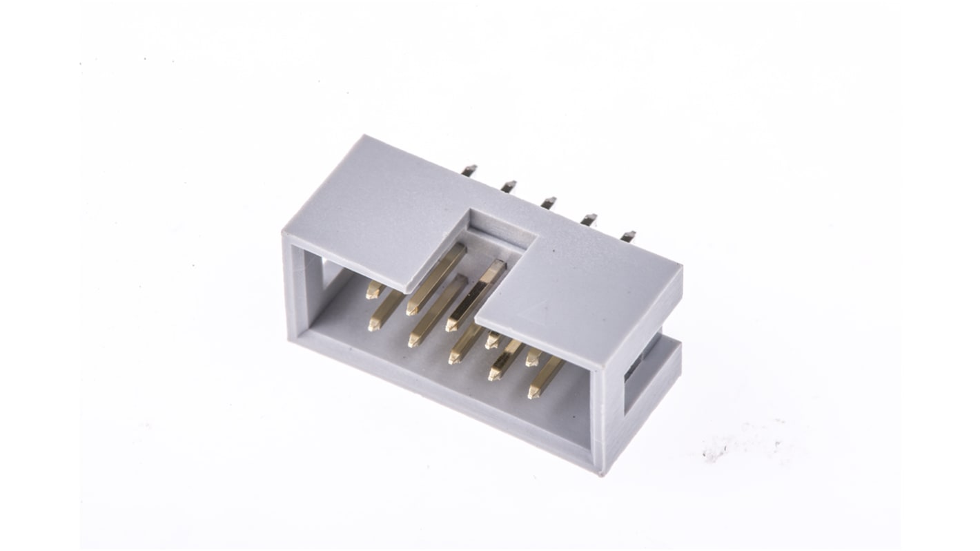 Conector macho para PCB ASSMANN WSW serie AWHW de 10 vías, 2 filas, paso 2.54mm, para soldar, Montaje en orificio