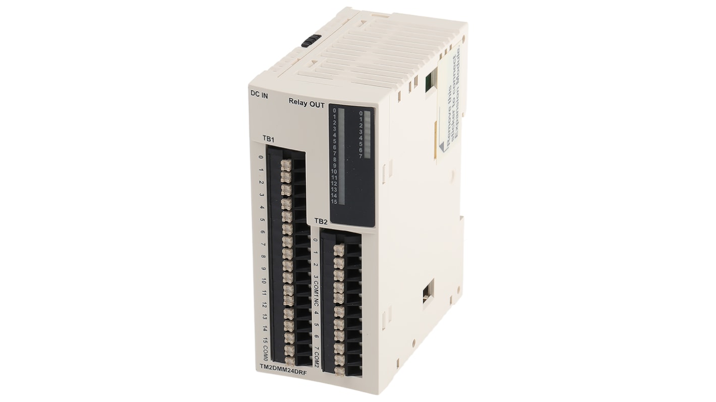 PLC – I/O modul pro Modicon M238, Řada Twido, 95,6 x 42,9 x 94,5 mm, typ vstupní: Digitální 16 vstupů, výstup: