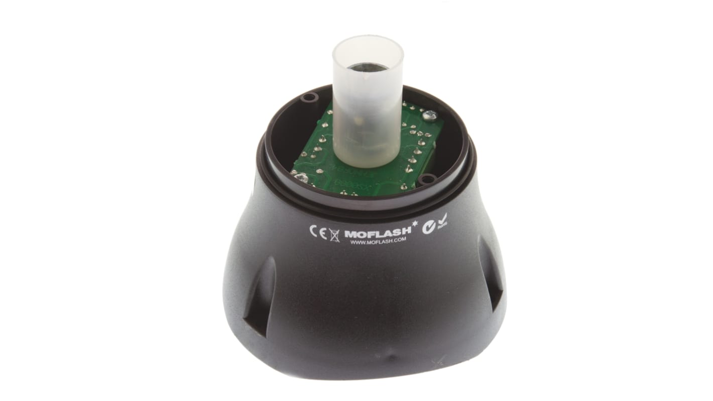 Moflash FFA125 Series Buzzer Beacon, 115 V ac, 230 V ac, Surface Mount, 90dB at 1 Metre