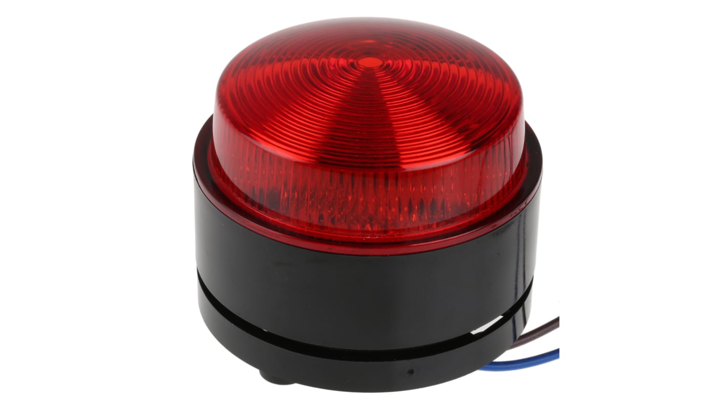 Moflash X80 Series Red Flashing Beacon, 115 → 230 V, Surface Mount, Xenon Bulb, IP67