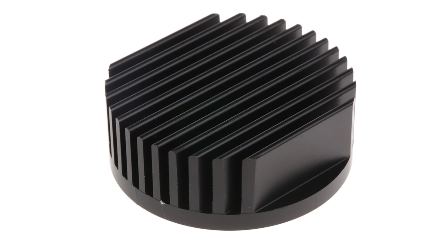 Heatsink, Universal Round Alu, 10.46K/W, 45.7 (Dia.) x 16.51mm, Adhesive Foil, Conductive Foil