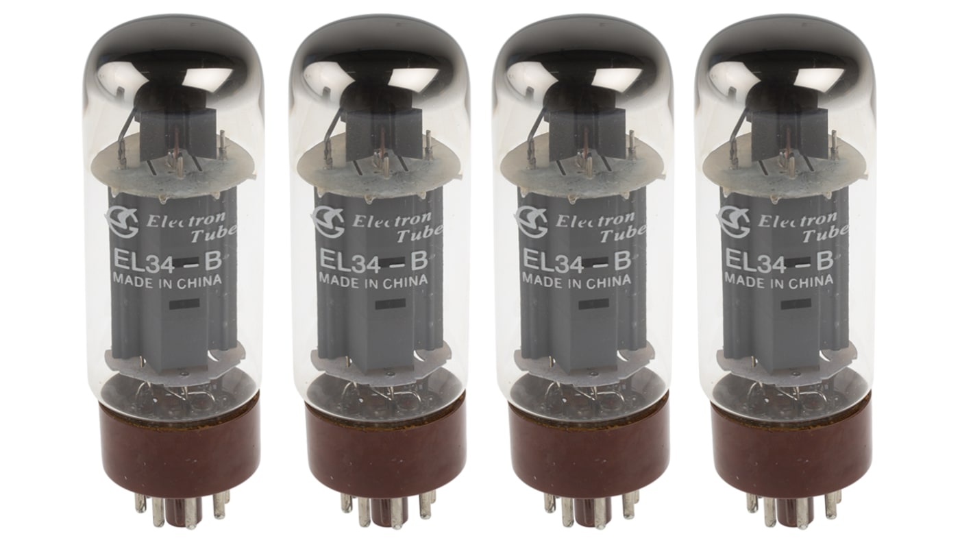 RS PRO Pentoden-Elektronenröhre 8-Pin, Heizspannung 6.3V, Ø 36.5 (Dia.) x 115mm