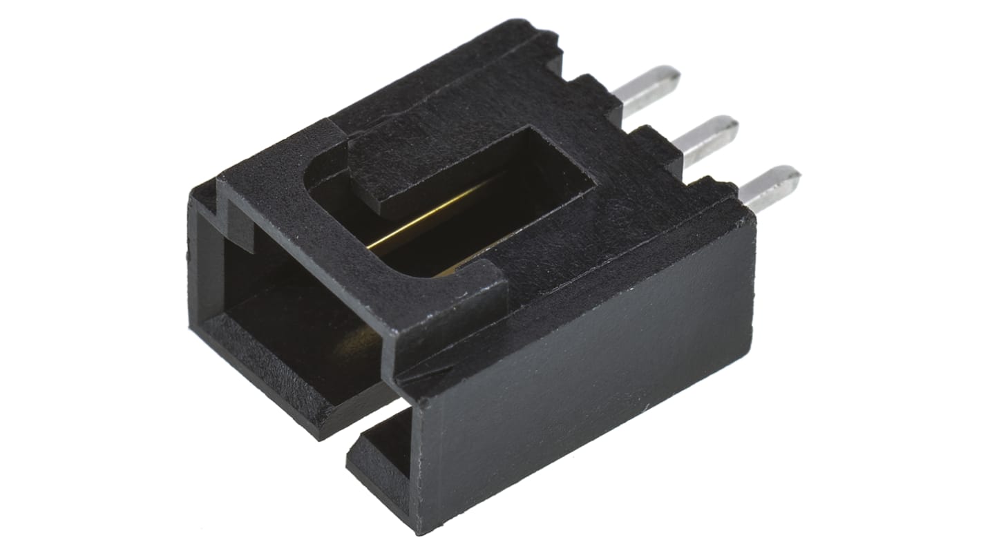 Molex SL Leiterplatten-Stiftleiste Gerade, 3-polig / 1-reihig, Raster 2.54mm, Kabel-Platine, Lötanschluss-Anschluss,