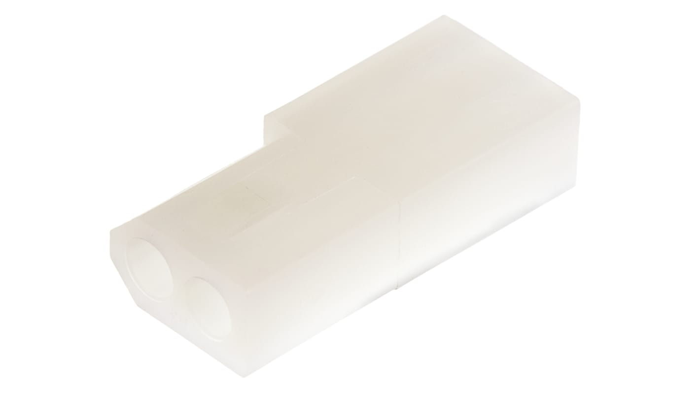 Carcasa de conector Molex 03-06-1023, Serie STANDARD .062", paso: 3.68mm, 2 contactos, , 1 fila filas, Recto, Hembra,