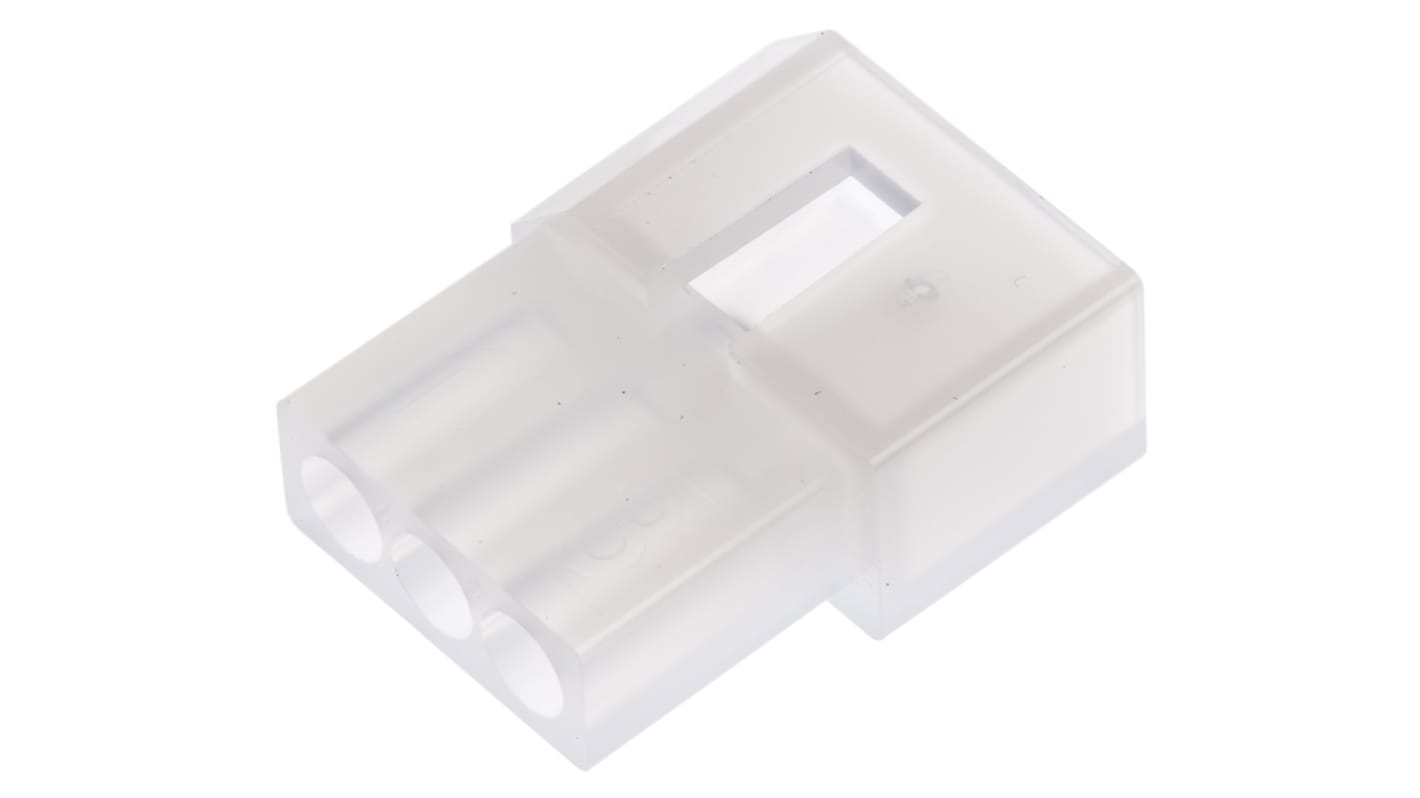 Molex, STANDARD .062" Male Connector Housing, 3.68mm Pitch, 3 Way, 1 Row