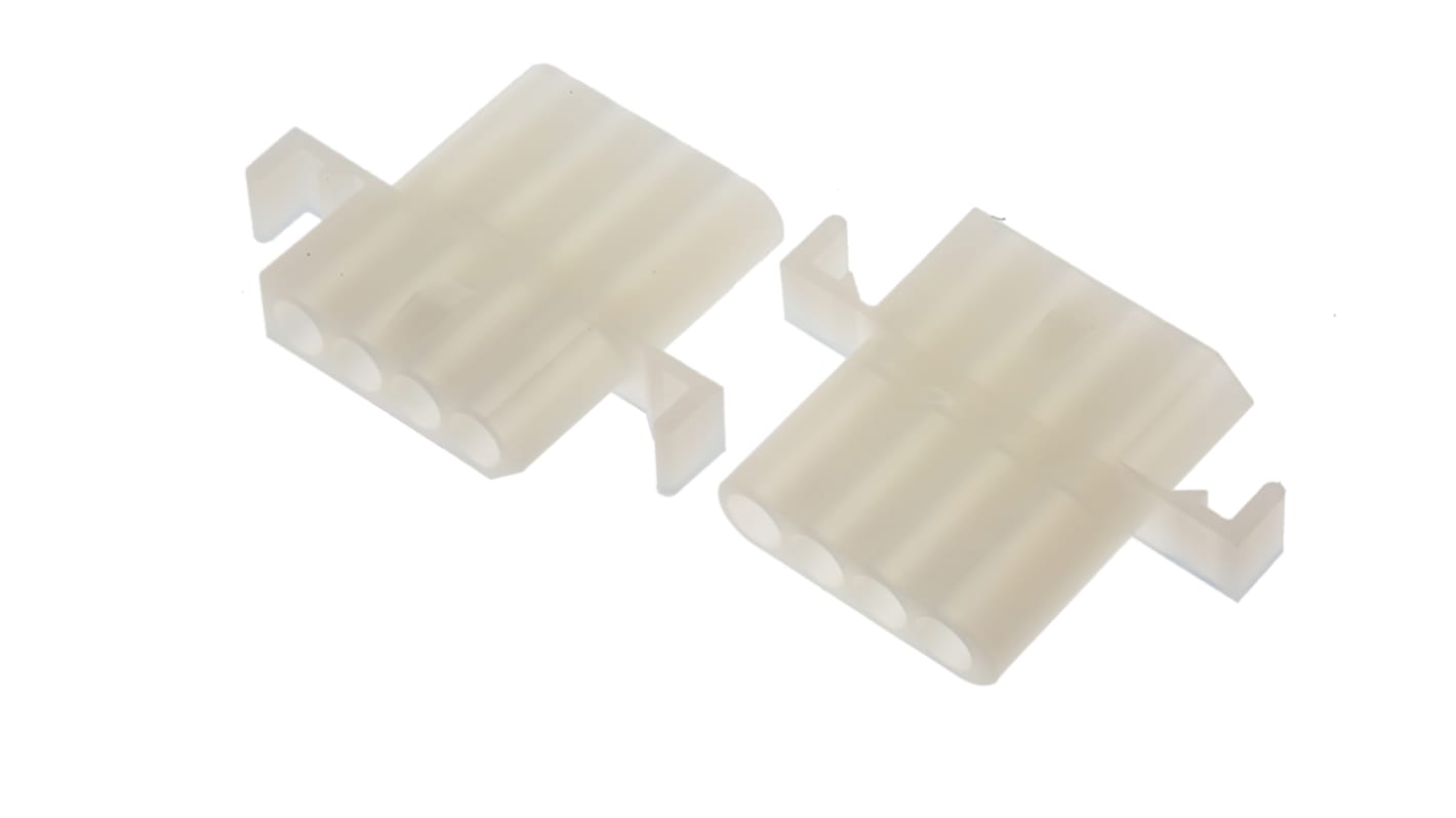 Carcasa de conector Molex 03-09-1041, Serie STANDARD .093", paso: 5.03mm, 4 contactos, , 1 fila filas, Recto, Hembra,