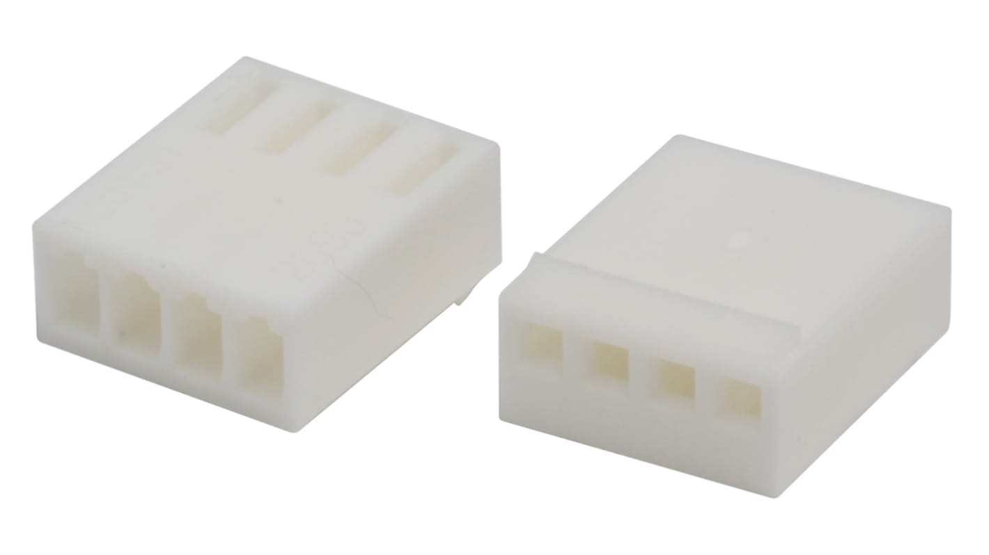 Molex, KK 254 Female Connector Housing, 2.54mm Pitch, 4 Way, 1 Row