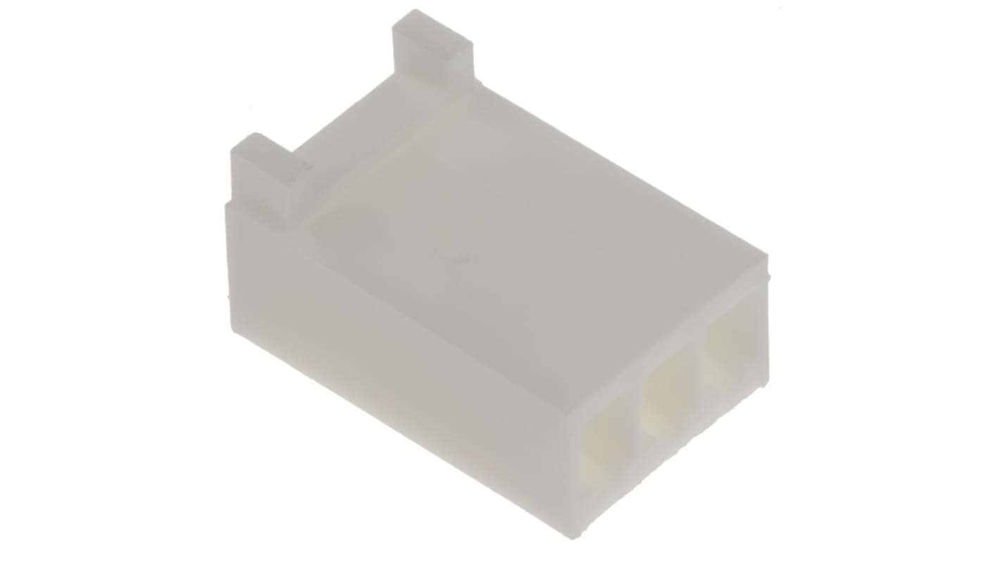 Carcasa de conector Molex 22-01-3037, Serie KK 254, paso: 2.54mm, 3 contactos, , 1 fila filas, Recto, Hembra, Montaje