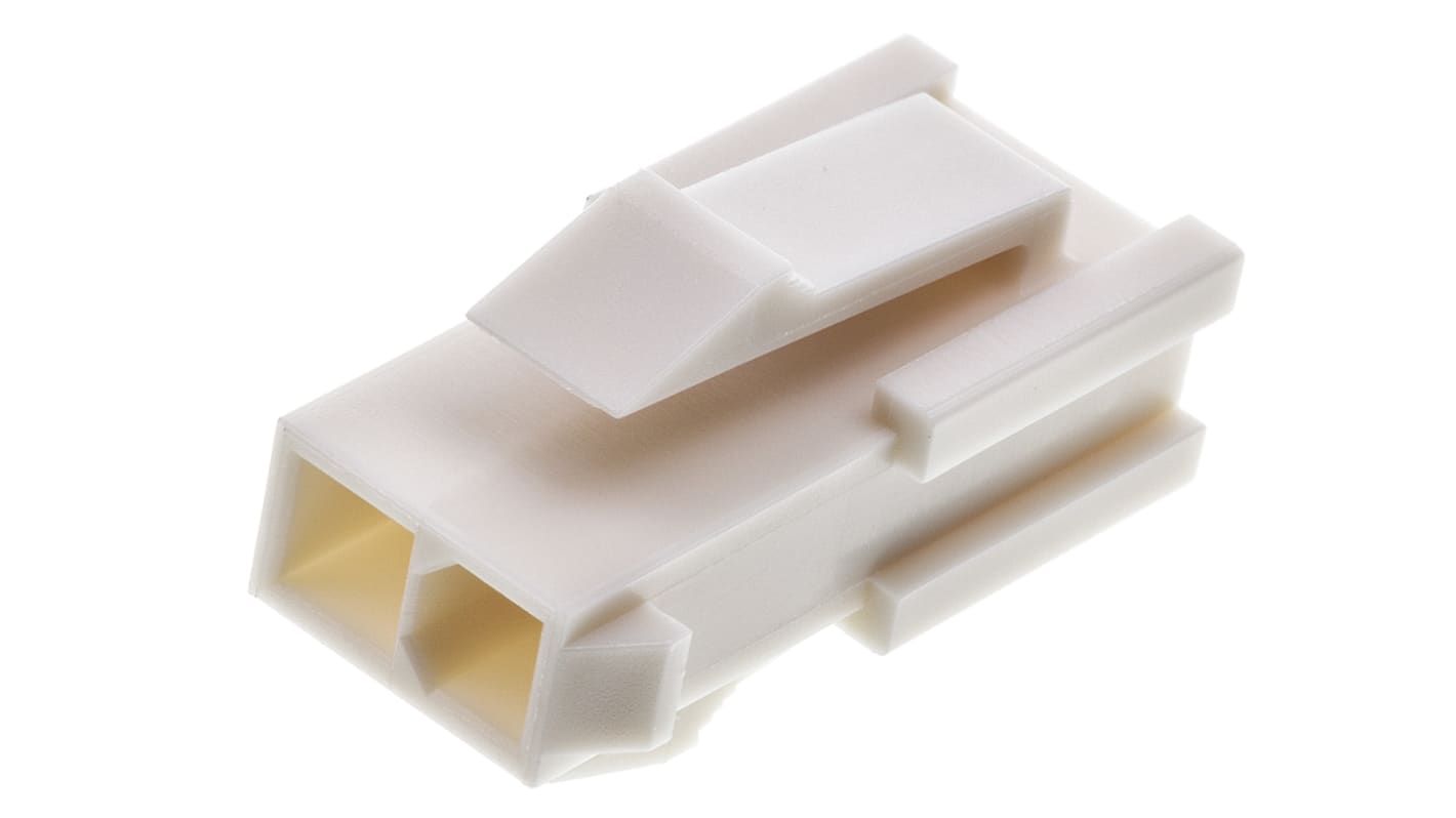 Molex, Mini-Fit Jr Male Connector Housing, 4.2mm Pitch, 2 Way, 2 Row