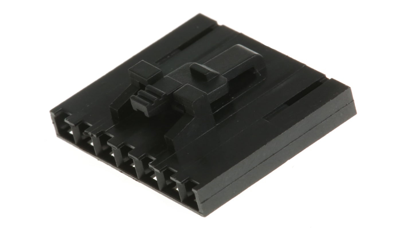 Carcasa de conector Molex 50-57-9407, Serie SL, paso: 2.54mm, 7 contactos, , 1 fila filas, Recto, Hembra, Montaje en