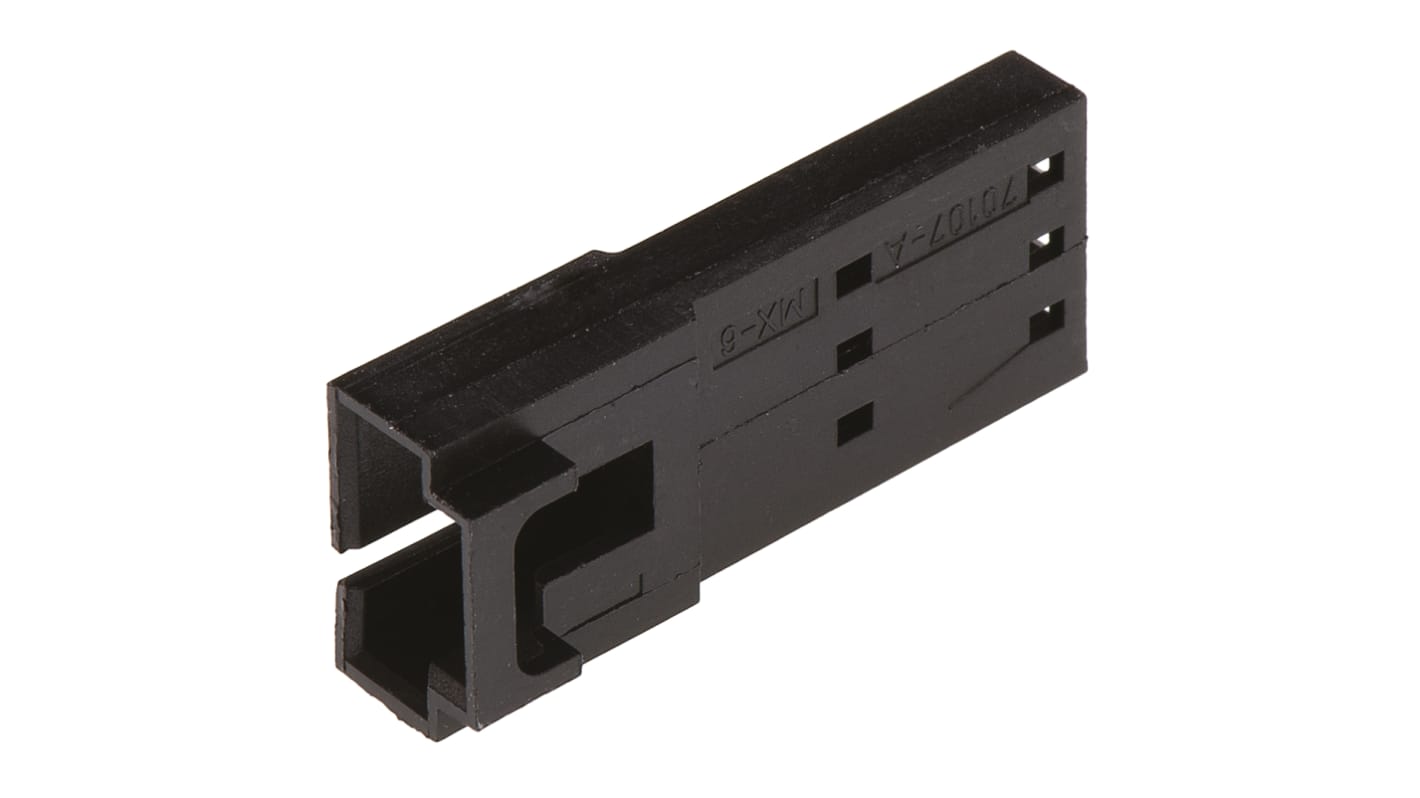 Molex, SL Male Connector Housing, 2.54mm Pitch, 3 Way, 1 Row