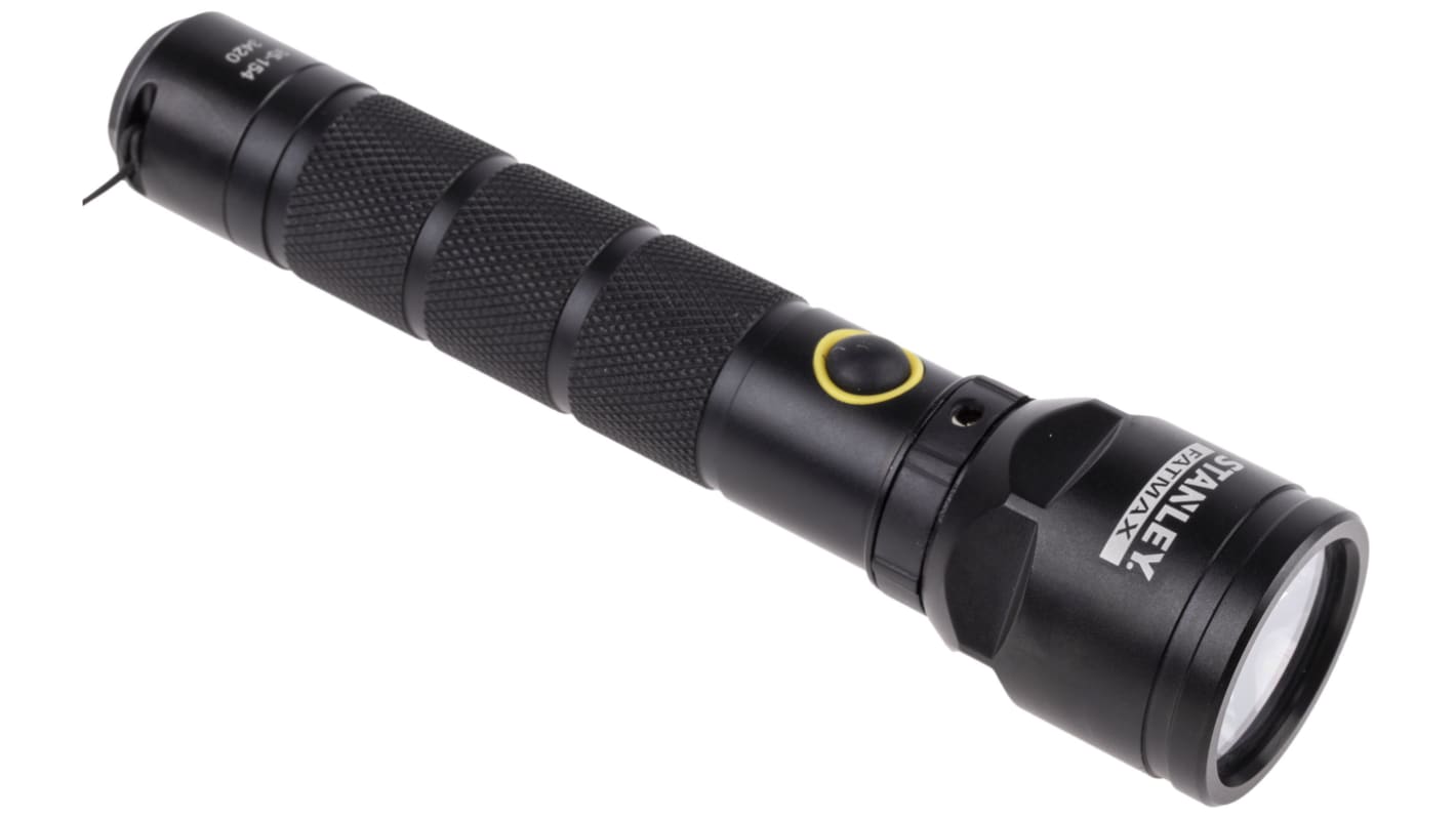 Stanley FatMax LED Torch Black - Rechargeable 139 lm, 165 mm