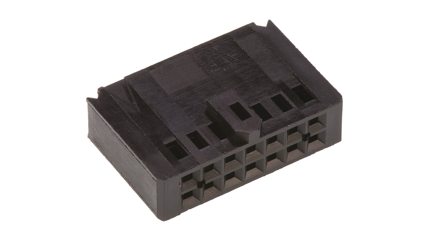 TE Connectivity, AMPMODU MOD IV Female Connector Housing, 2.54mm Pitch, 14 Way, 2 Row