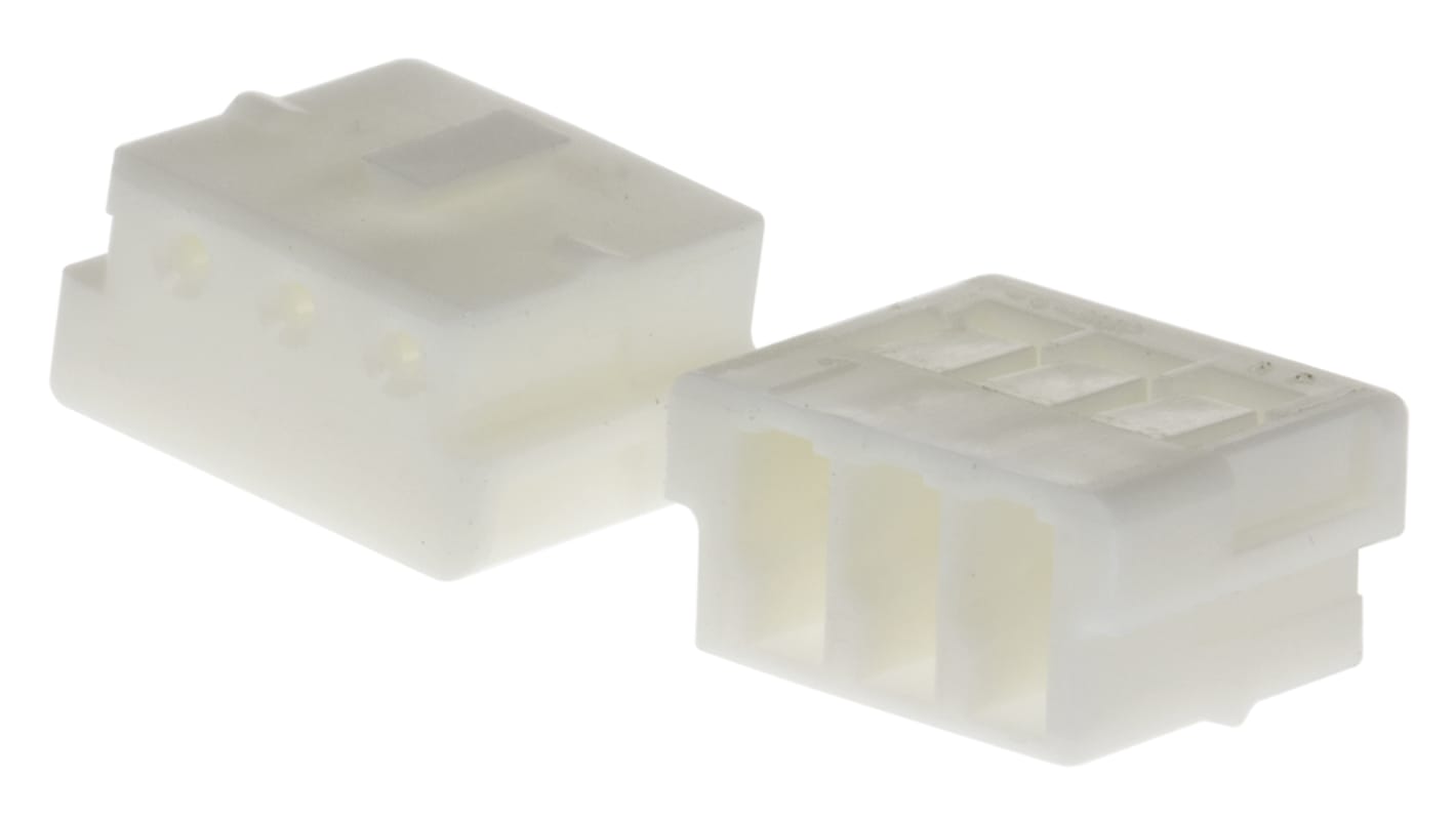 Carcasa de conector TE Connectivity 179228-3, Serie AMP CT, paso: 4mm, 3 contactos, , 1 fila filas, Recto, Hembra,