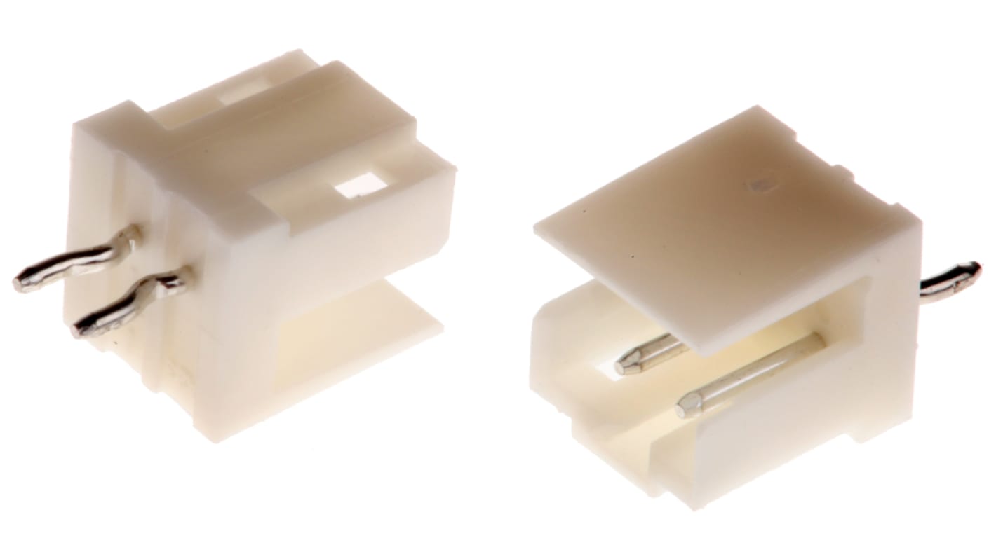 TE Connectivity AMP CT Series Straight Through Hole PCB Header, 2 Contact(s), 2.0mm Pitch, 1 Row(s), Shrouded