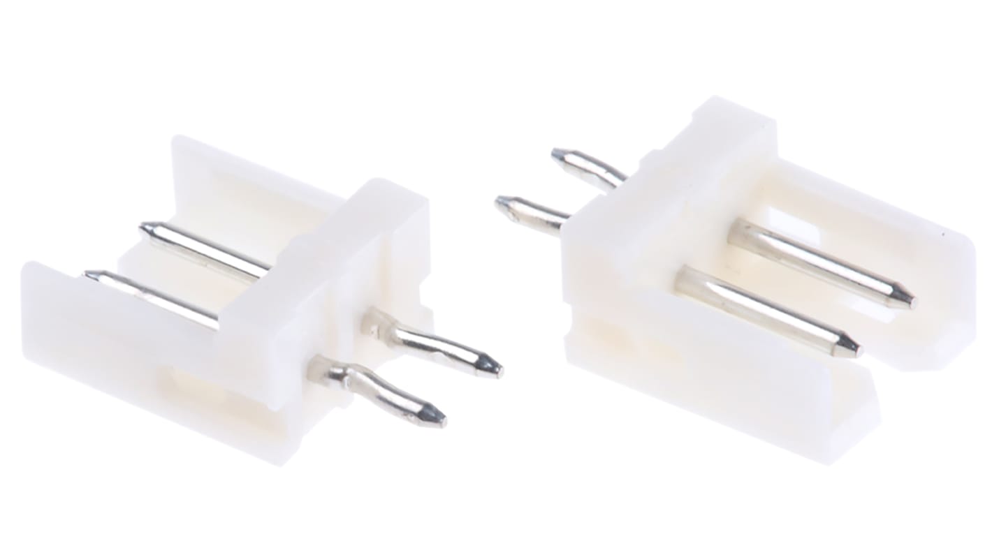 TE Connectivity AMP CT Series Straight Through Hole PCB Header, 2 Contact(s), 2.0mm Pitch, 1 Row(s), Shrouded