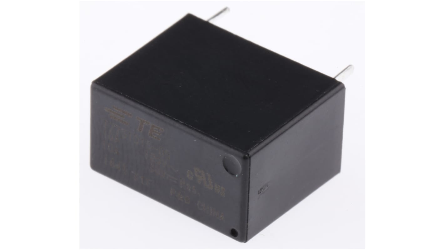 TE Connectivity PCB Mount Power Relay, 5V dc Coil, 10A Switching Current, SPST