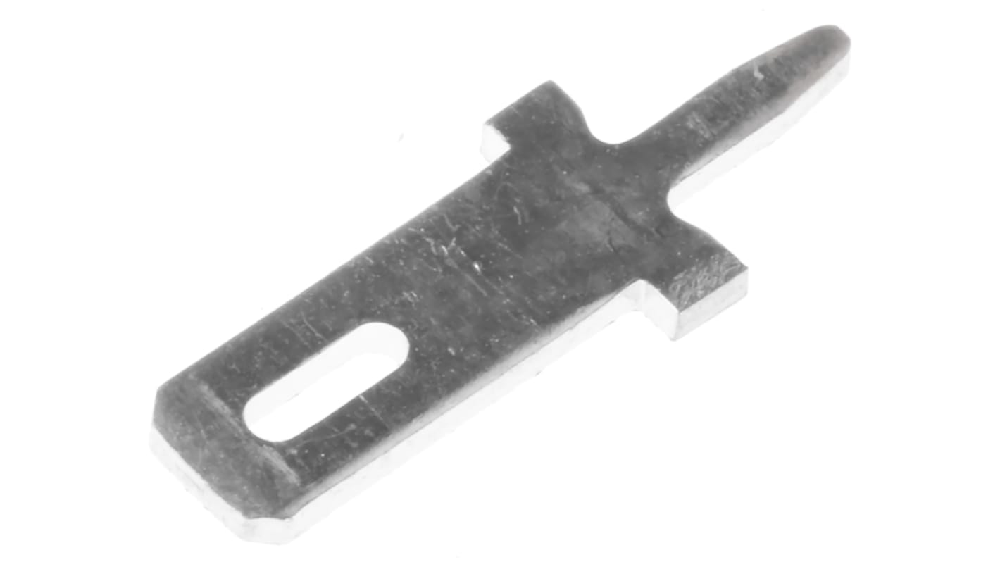 Capocorda a linguetta a crimpare TE Connectivity, 2.8 x 0.8mm, placcatura Stagno, ad angolo Straight