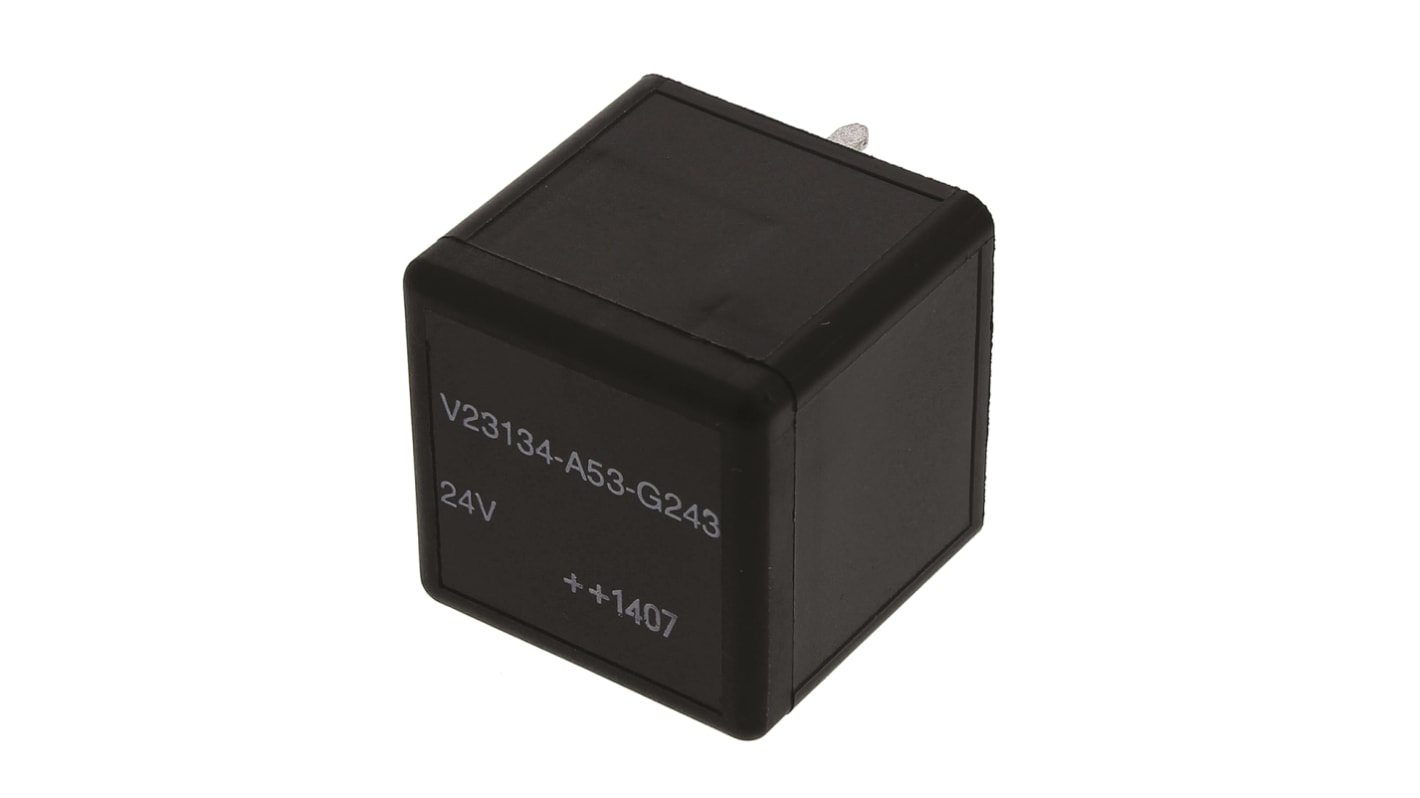 TE Connectivity PCB Mount Automotive Relay, 24V dc Coil Voltage, 40A Switching Current, SPDT