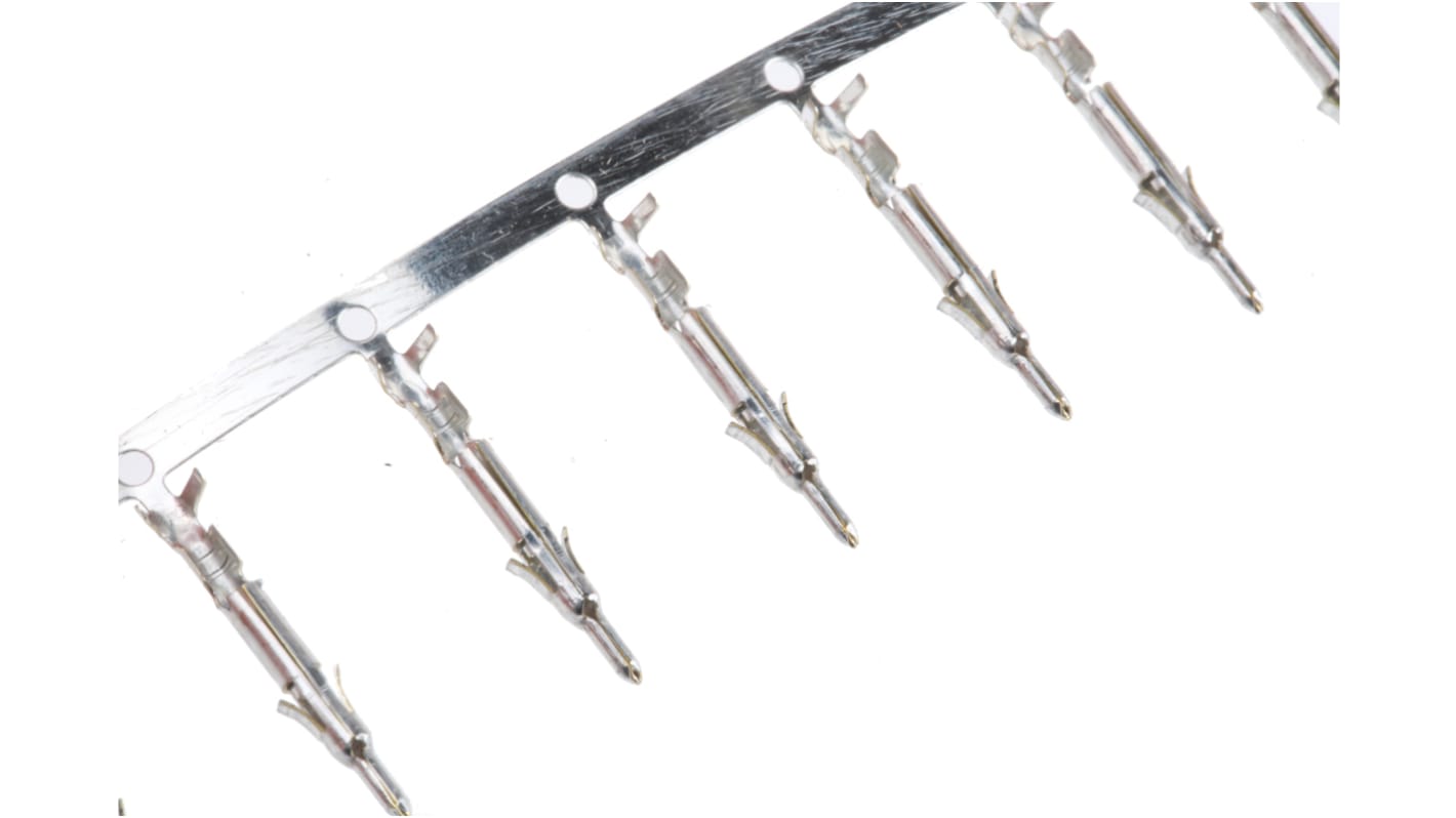 TE Connectivity Crimpterminal, serie Mini-Universal MATE-N-LOK, Han, Crimp-terminering, Tin-overflade 22AWG 0.35mm²