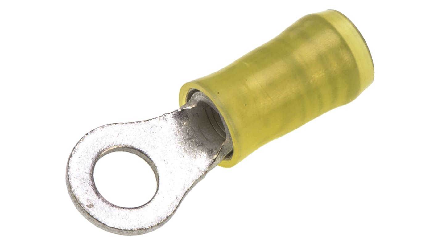 130167 TE Connectivity, PIDG Insulated Ring Terminal, M5 Stud Size, 2