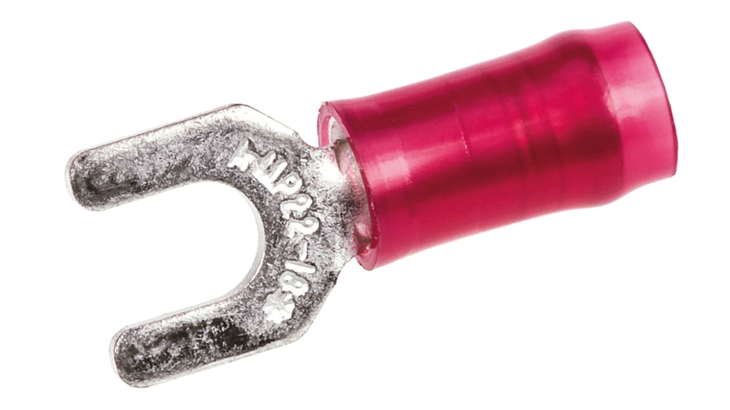 326861 TE Connectivity, PIDG Insulated Crimp Spade Connector, 22AWG
