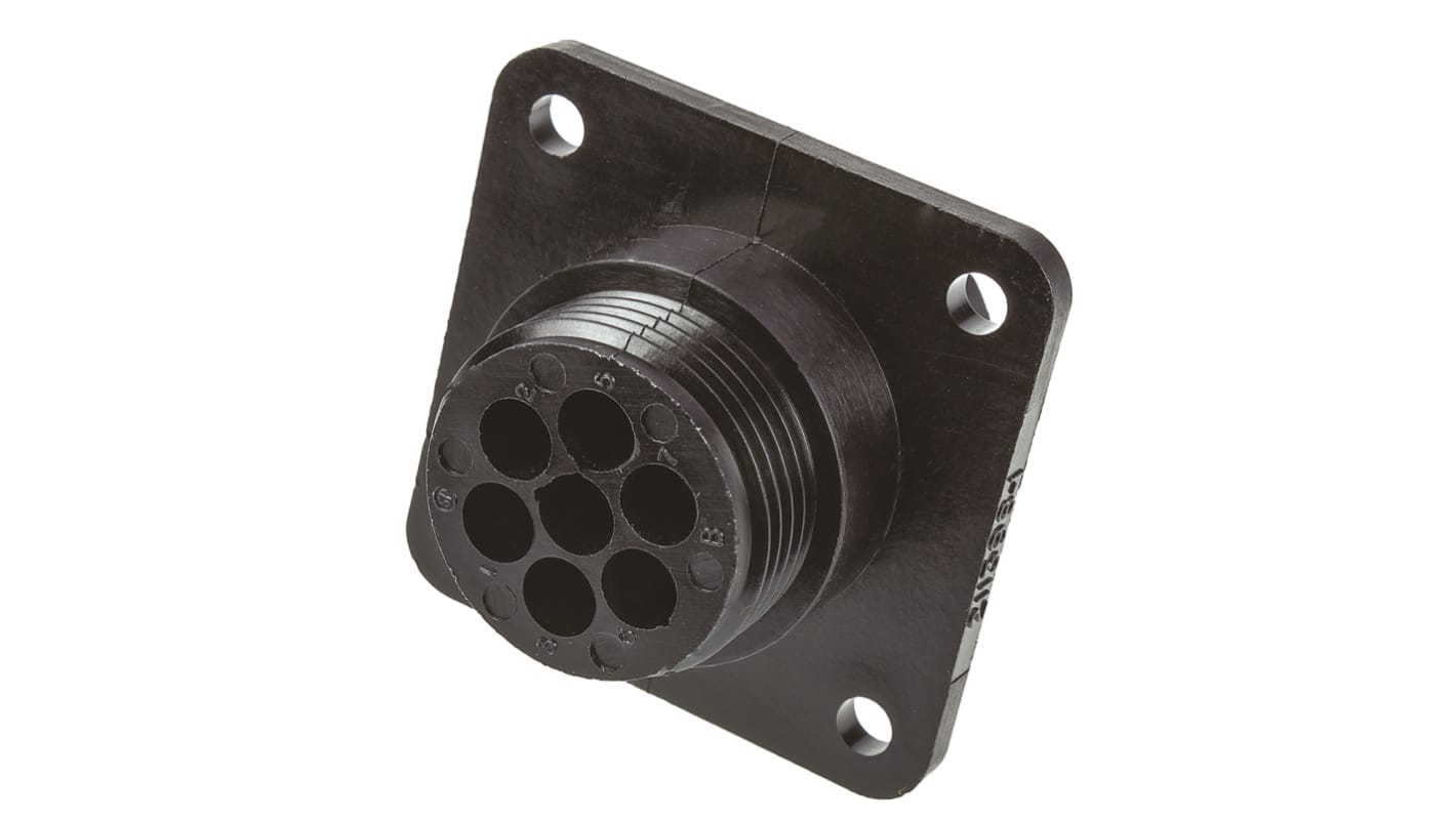 TE Connectivity Circular Connector, 7 Contacts, Panel Mount, Socket, Female, CPC Series 1 Series