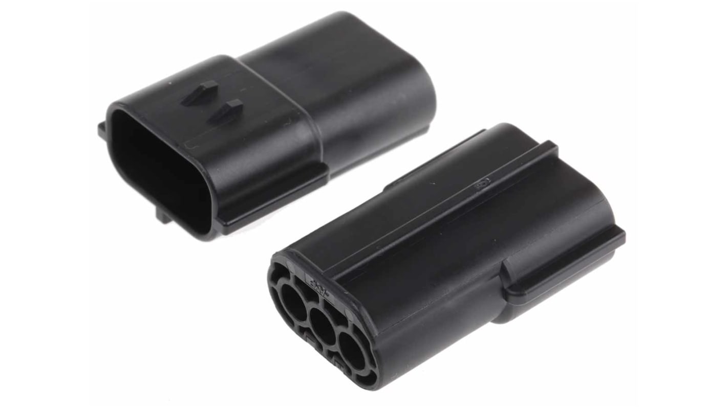 TE Connectivity, Econoseal J Mk II+ Automotive Connector Socket 3 Way