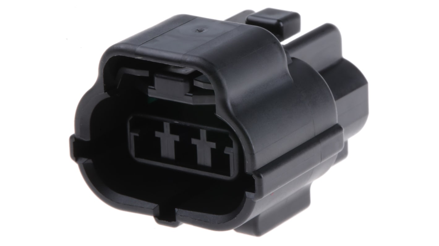 Carcasa de conector TE Connectivity 2-174357-2, Serie Econoseal J Mk II+, paso: 4.8mm, 3 contactos, , 1 fila filas,