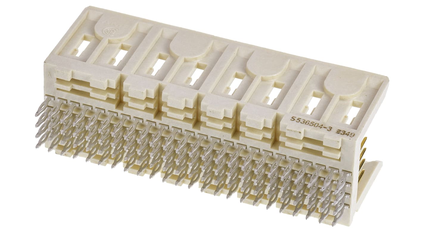 TE Connectivity Z-PACK Backplane-Steckverbinder Male Futurebus+, 96-polig, 4-reihig, Press-In-Anschluss,