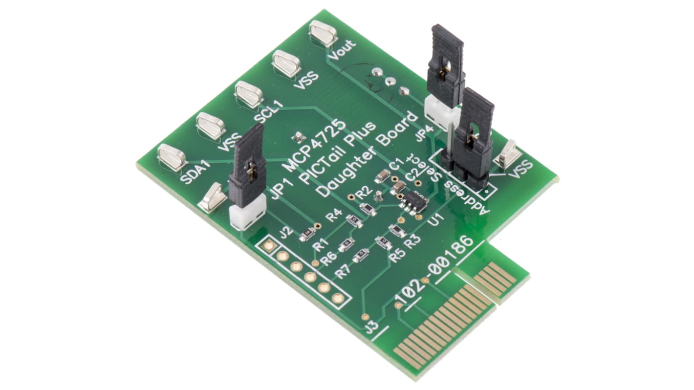 Microchip MCP4725DM-PTPLS PICtail Plus Daughter Board Signal Conversion Development Kit