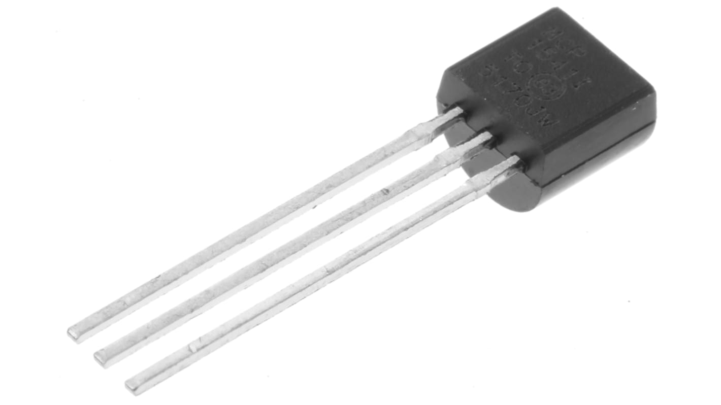 Microchip Fixed Series Voltage Reference 4.096V ±1.0 % 3-Pin TO-92, MCP1541-I/TO