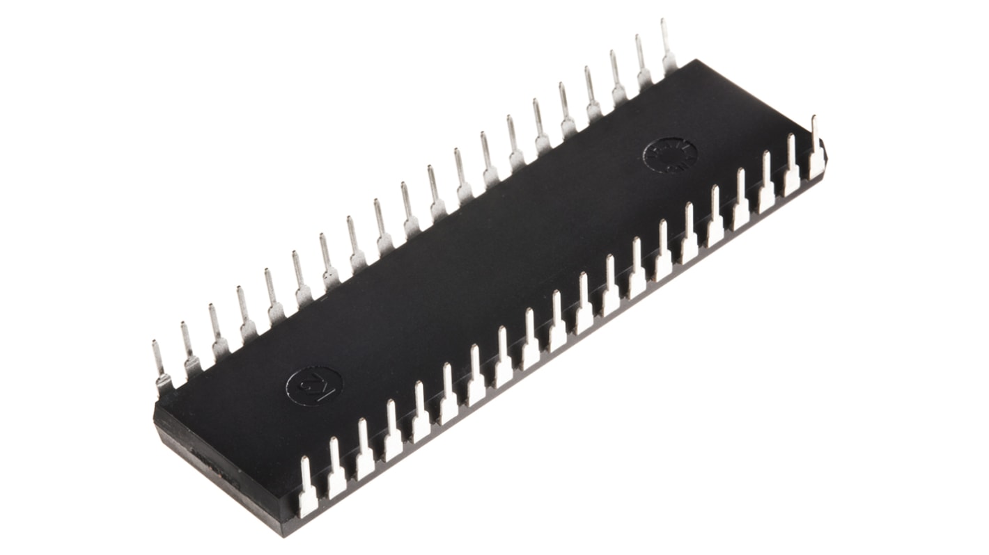 Microchip Mikrocontroller PIC18F PIC 8bit THT 1024 kB, 64 kB PDIP 40-Pin 40MHz 3328 kB RAM