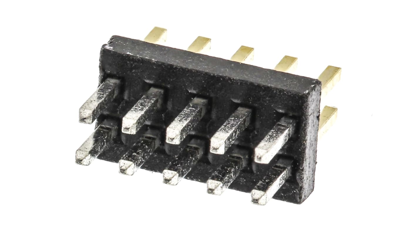 Złącze szpilkowe 10-pinowe raster: 1.27mm 2-rzędowe HARWIN Przewlekany 1.0A