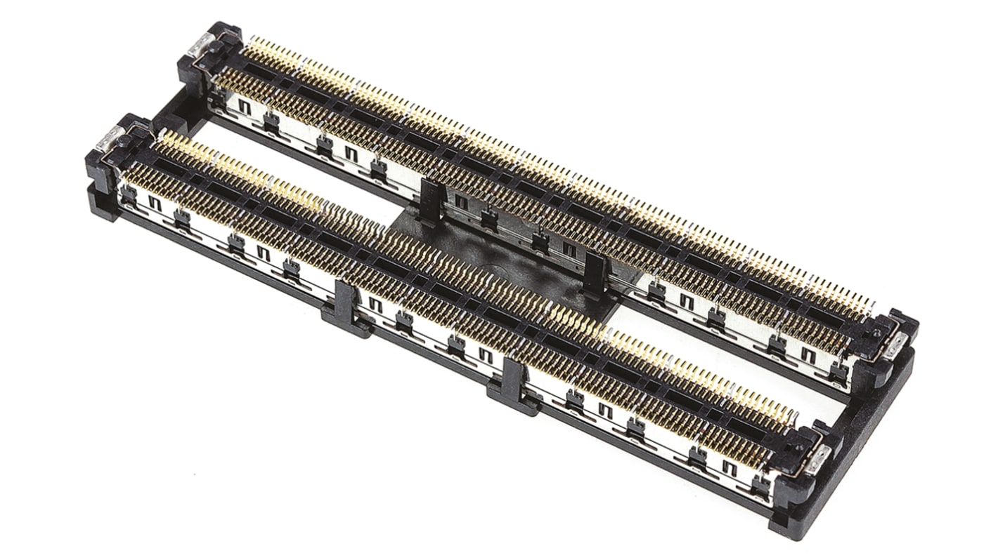 TE Connectivity Free Height Series Straight Surface Mount PCB Header, 440 Contact(s), 0.5mm Pitch, 2 Row(s), Shrouded