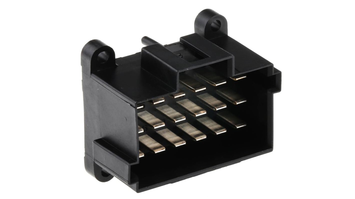 TE Connectivity Timer  Automotive, Kfz-Steckverbinder, MCP-Verbindungssystem, Stecker, 18-polig, Schwarz / 3-reihig