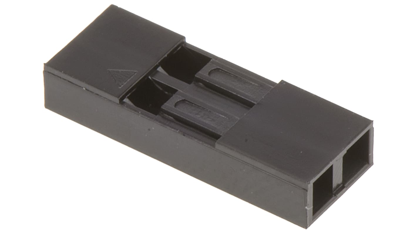 Carcasa de conector HARWIN M20-1060200, Serie M20-10, paso: 2.54mm, 2 contactos, , 1 fila filas, Recto, Hembra