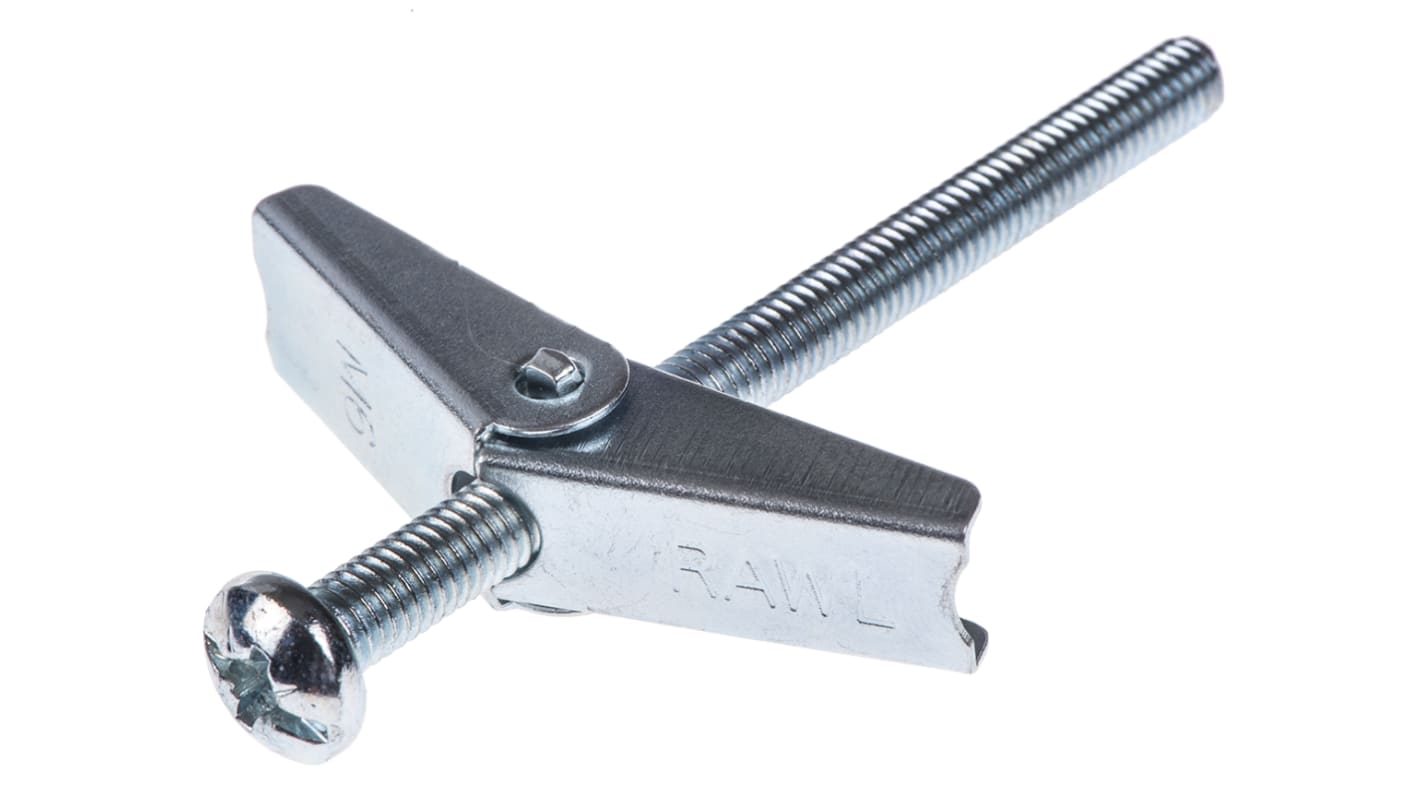 94464 RawlPlug Steel Spring Toggle Cavity Fixing, 18mm fixing hole