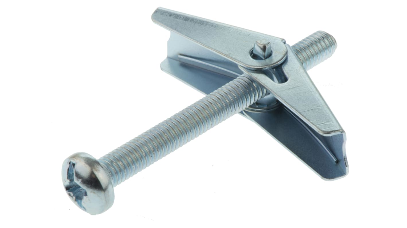 RSPO06060 RawlPlug Steel Spring Toggle Cavity Fixing, 18mm fixing