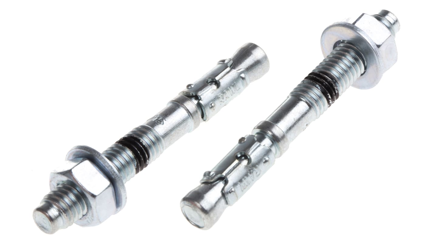 RawlPlug Vægdybel, Stål, Anker med gennemgående bolt , 8mm, huldia.: 8mm, L: 65mm, R-XPT-08065/15