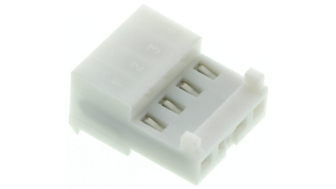 Connecteur IDC TE Connectivity Femelle, 4 contacts, 1 rangée, pas 2.54mm, Montage sur câble, série MTA-100