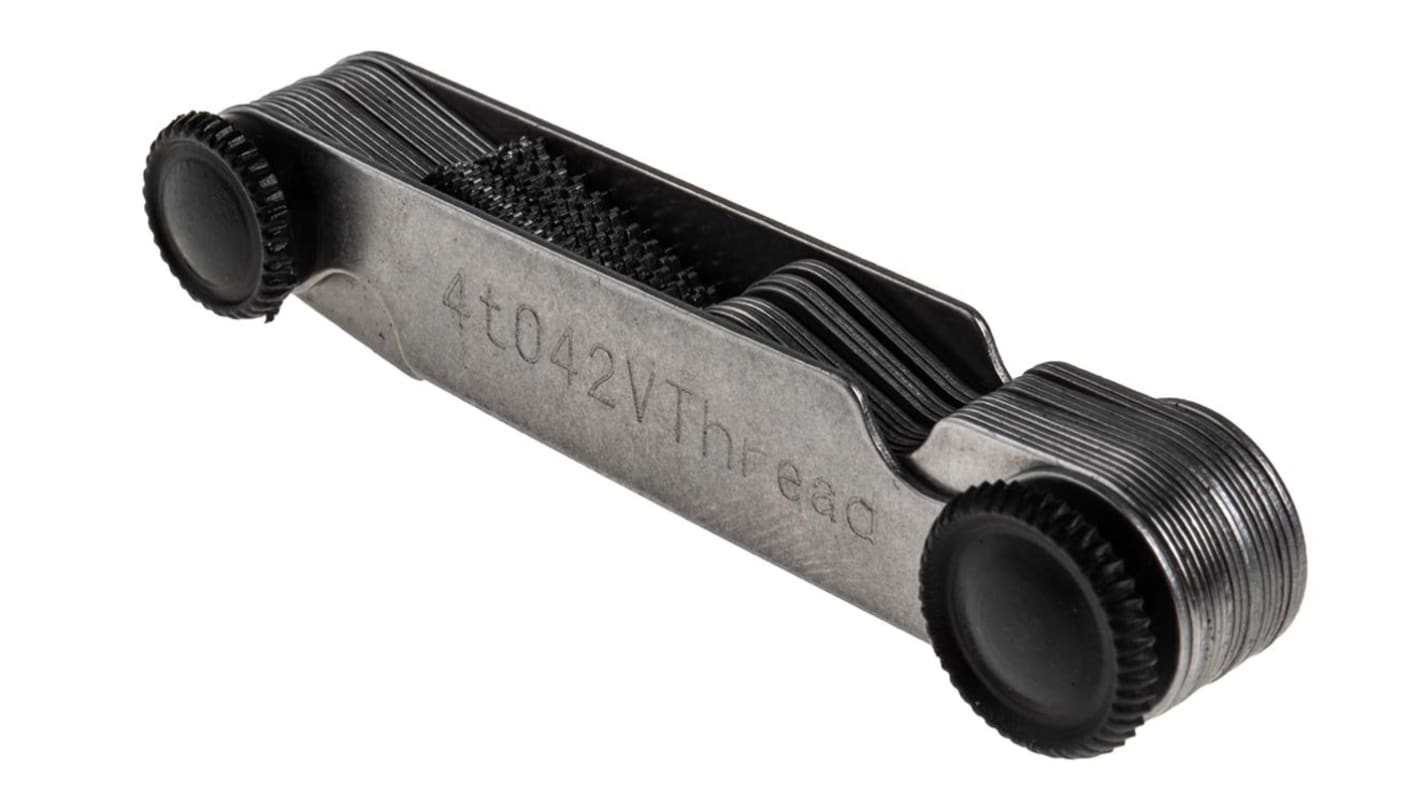 RS PRO, 30 Blades Thread Pitch Gauge, Imperial thread type RS