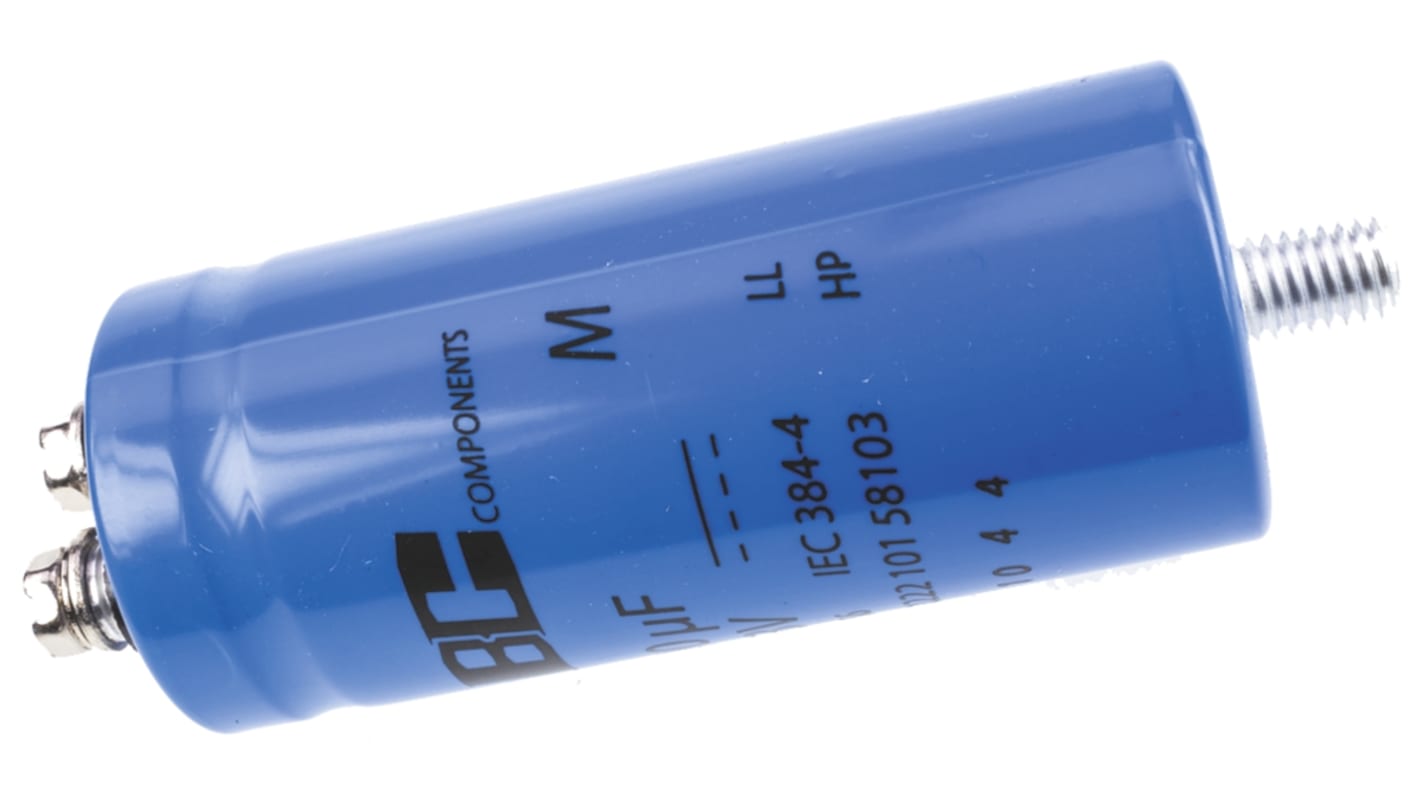 Vishay 10000μF Aluminium Electrolytic Capacitor 63V dc, Screw Terminal - MAL210158103E3