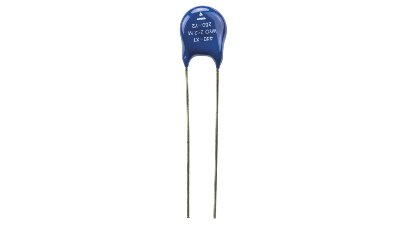 Vishay Single Layer Ceramic Capacitor (SLCC) 2.2nF 400V ac ±20% Y5U Dielectric, WYO, Through Hole +125°C Max Op. Temp.