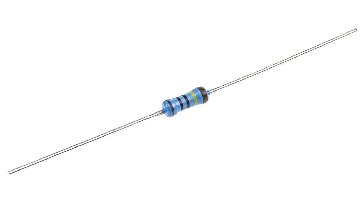 Resistencia Vishay, de 1MΩ ±1%, 0.6W, Serie MRS25