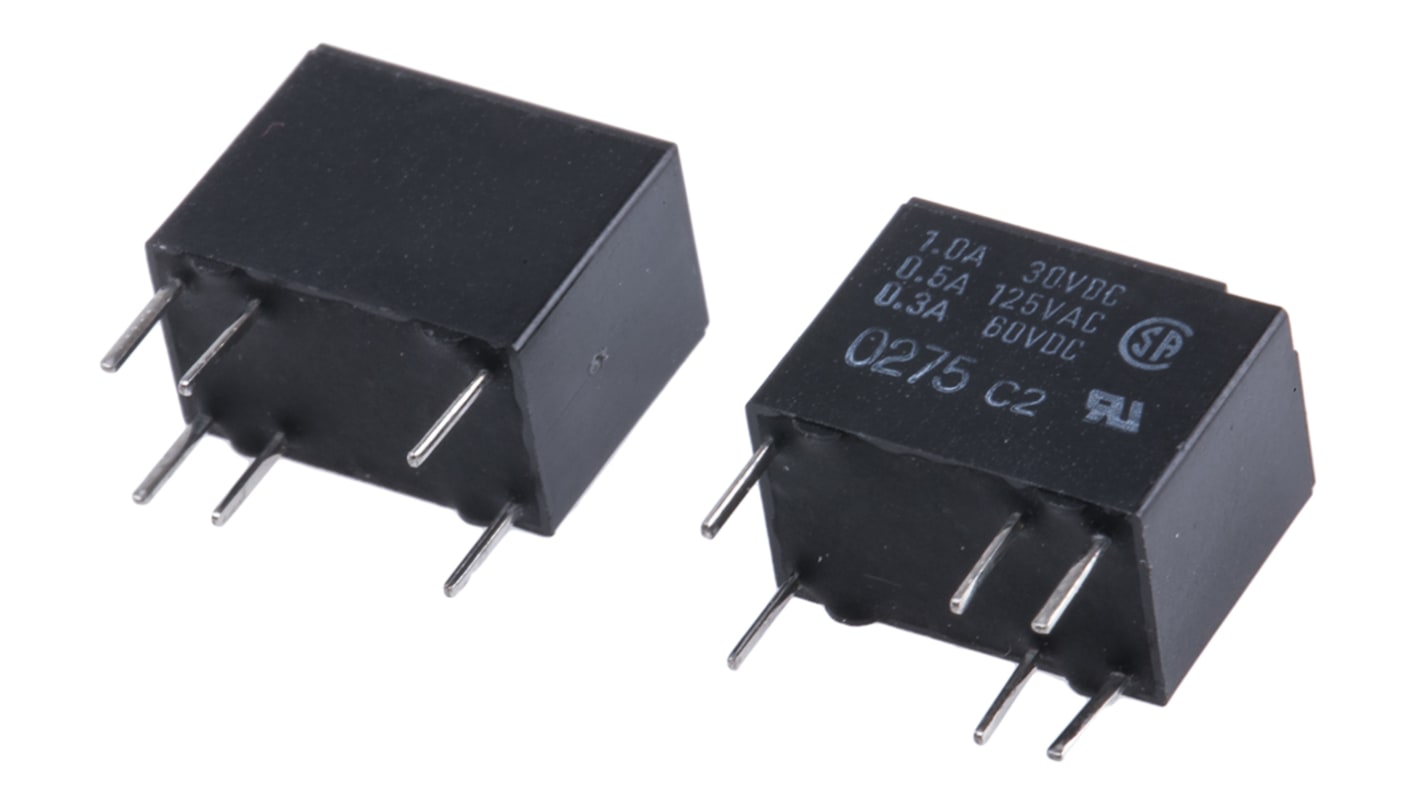 Relé de señal sin enclavamiento Omron IM-E, SPDT, 6V dc, 2 A dc, montaje en PCB, para