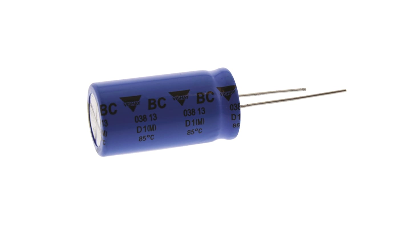 Condensatore Vishay, serie 038 RSU, 4700μF, 35V cc, ±20%, +85°C, Radiale, Foro passante