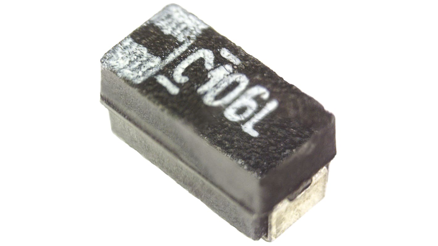 Vishay 293D  Kondensator, MnO2, 10μF, 16V dc SMD, ±10%, Gehäuse 3216-18, +125°C