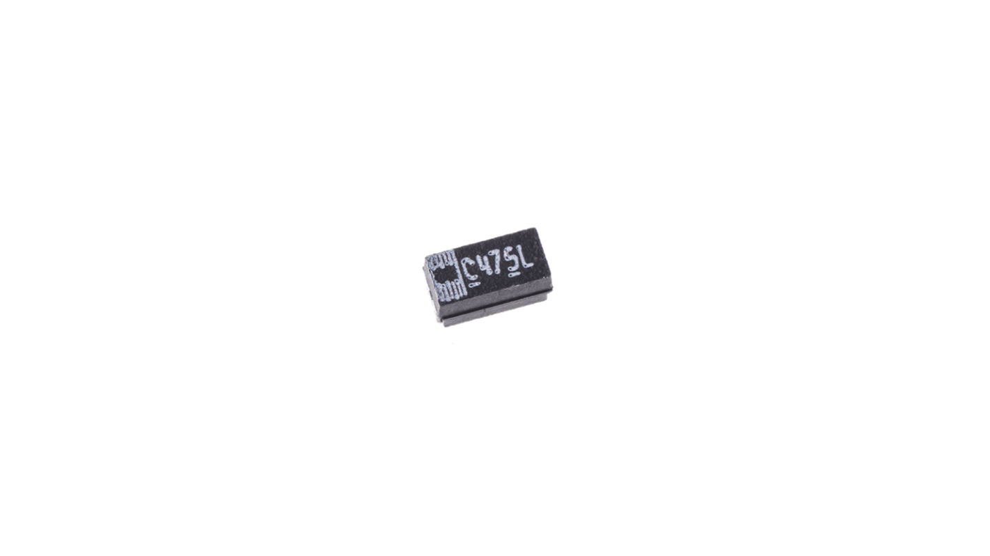 Vishay 293D  Kondensator, MnO2, 4.7μF, 16V dc SMD, ±10%, Gehäuse 3216-18, +125°C