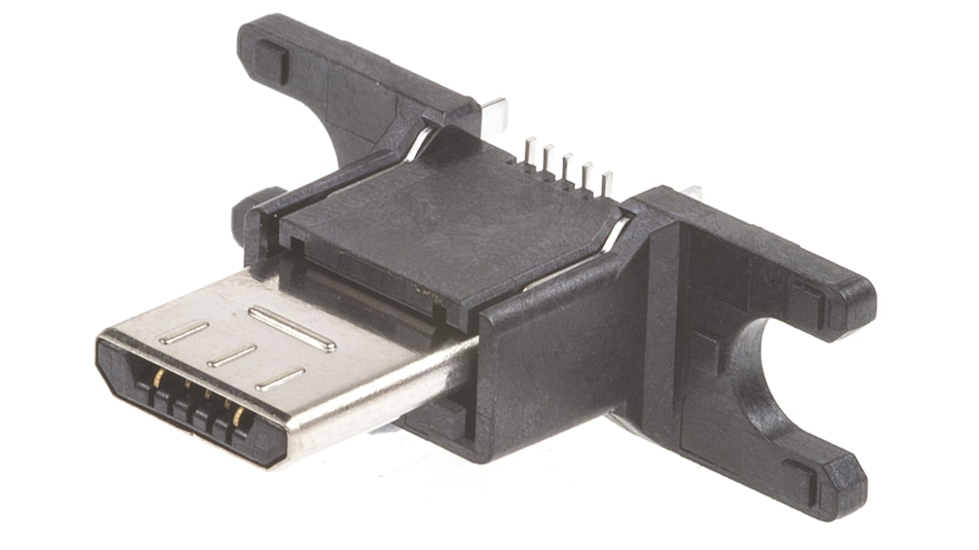 Conector USB Hirose ZX80-B-5SA(31), Macho, Recto, Montaje Superficial, Versión 2.0, 30,0 V., 1.0A, ZX